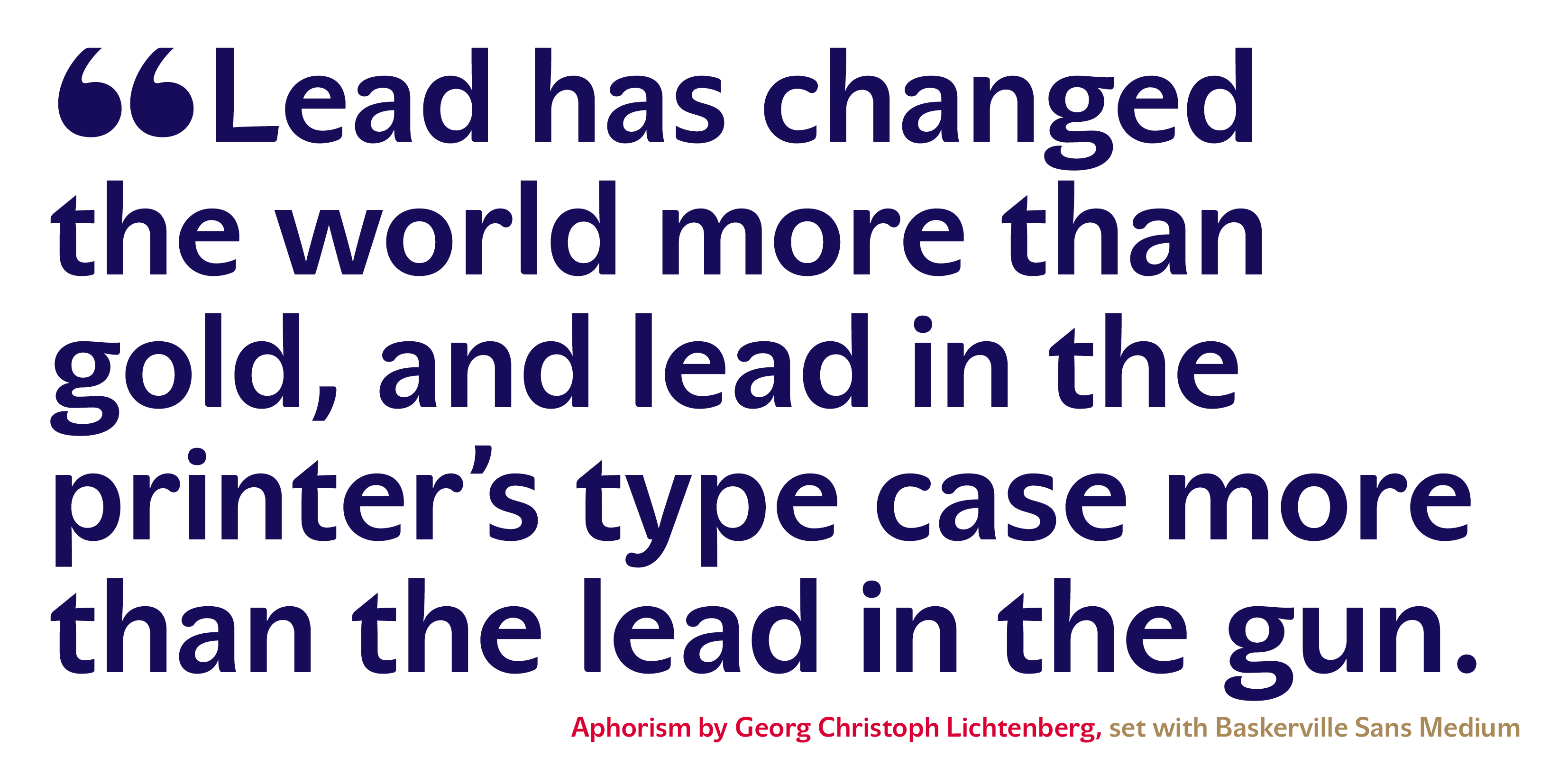 Baskerville sans blog