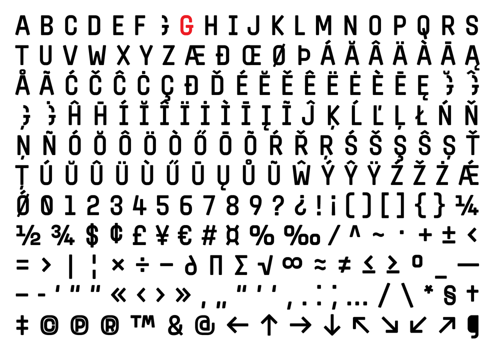 Custom Font For Gask Storm Type Foundry